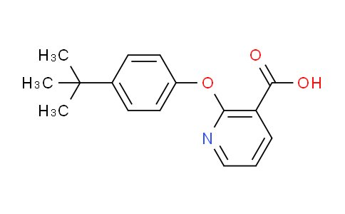 CAS No. 54659-69-7, 2-(4-(tert-Butyl)phenoxy)nicotinic acid