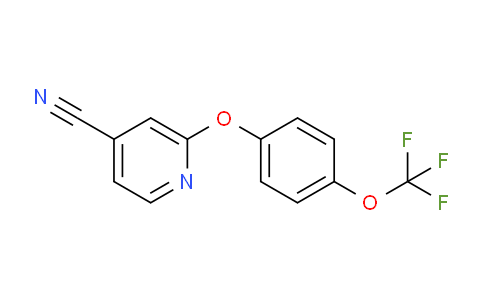 CAS No. 1417568-82-1, 2-(4-(Trifluoromethoxy)phenoxy)isonicotinonitrile