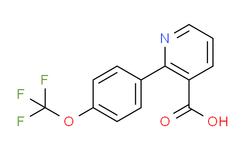 CAS No. 1086380-00-8, 2-(4-(Trifluoromethoxy)phenyl)nicotinic acid