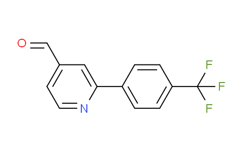 CAS No. 1198794-20-5, 2-(4-(Trifluoromethyl)phenyl)isonicotinaldehyde