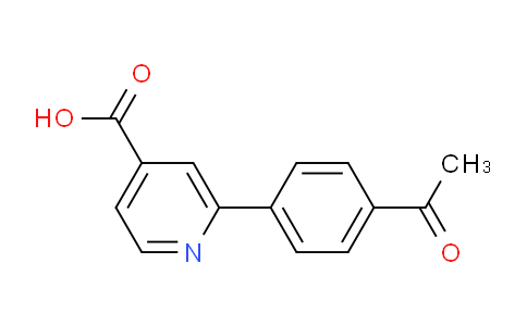 CAS No. 1261920-88-0, 2-(4-Acetylphenyl)isonicotinic acid