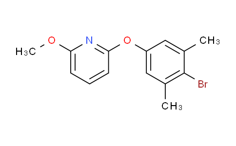 CAS No. 865138-38-1, 2-(4-Bromo-3,5-dimethylphenoxy)-6-methoxypyridine