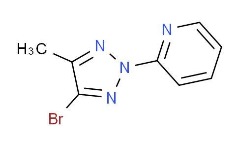 CAS No. 1431729-40-6, 2-(4-Bromo-5-methyl-2H-1,2,3-triazol-2-yl)pyridine