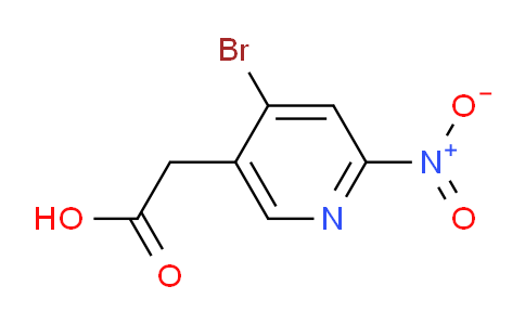 CAS No. 1805557-34-9, 2-(4-Bromo-6-nitropyridin-3-yl)acetic acid