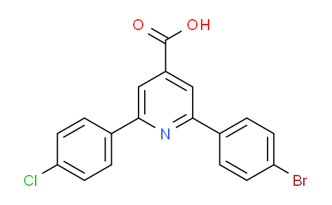 CAS No. 38935-52-3, 2-(4-Bromophenyl)-6-(4-chlorophenyl)isonicotinic acid