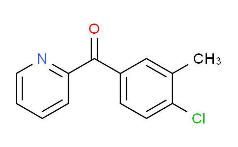CAS No. 1261727-25-6, 2-(4-Chloro-3-methylbenzoyl)pyridine