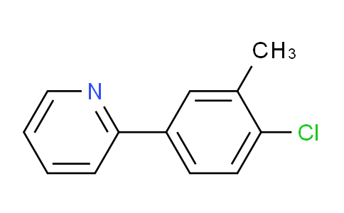 CAS No. 1379313-35-5, 2-(4-Chloro-3-methylphenyl)pyridine