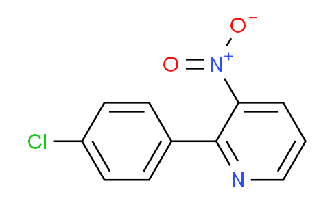 CAS No. 886361-74-6, 2-(4-Chlorophenyl)-3-nitropyridine
