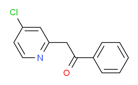 CAS No. 588729-06-0, 2-(4-Chloropyridin-2-yl)-1-phenylethanone