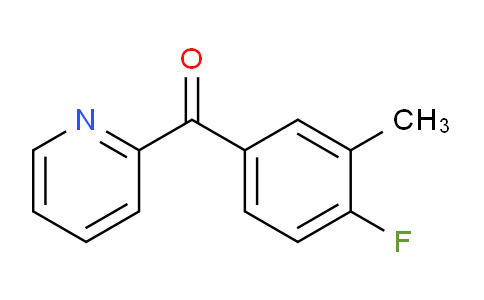 CAS No. 1261658-89-2, 2-(4-Fluoro-3-methylbenzoyl)pyridine