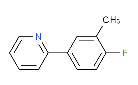 CAS No. 1314979-21-9, 2-(4-Fluoro-3-methylphenyl)pyridine