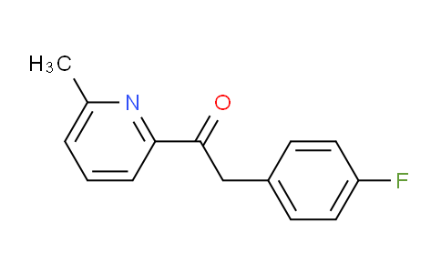 CAS No. 476472-56-7, 2-(4-Fluorophenyl)-1-(6-methylpyridin-2-yl)ethanone