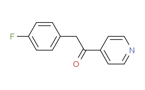 CAS No. 115858-98-5, 2-(4-Fluorophenyl)-1-(pyridin-4-yl)ethanone