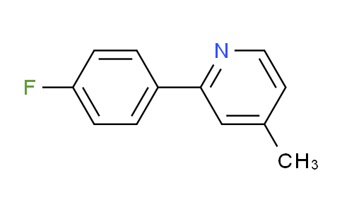 CAS No. 222551-24-8, 2-(4-Fluorophenyl)-4-methylpyridine