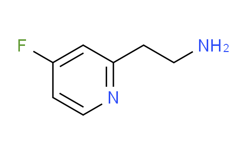 CAS No. 1000554-27-7, 2-(4-Fluoropyridin-2-yl)ethanamine