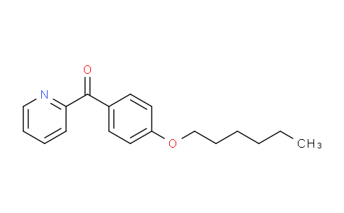 CAS No. 898780-09-1, 2-(4-Hexyloxybenzoyl)pyridine