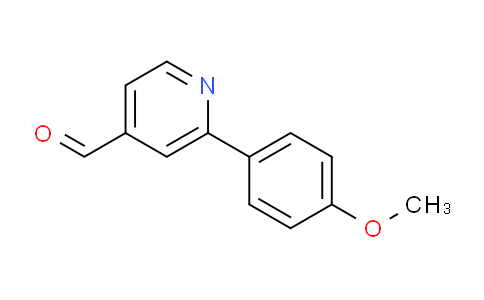CAS No. 1198794-04-5, 2-(4-Methoxyphenyl)isonicotinaldehyde