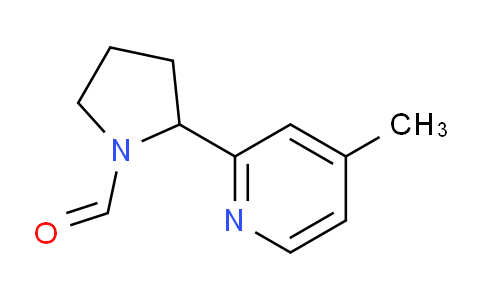 CAS No. 1352500-10-7, 2-(4-Methylpyridin-2-yl)pyrrolidine-1-carbaldehyde