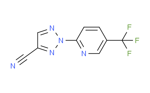 CAS No. 1431729-43-9, 2-(5-(Trifluoromethyl)pyridin-2-yl)-2H-1,2,3-triazole-4-carbonitrile