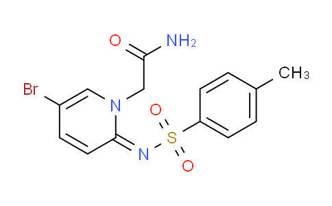 CAS No. 1005785-49-8, 2-(5-Bromo-2-(tosylimino)pyridin-1(2H)-yl)acetamide