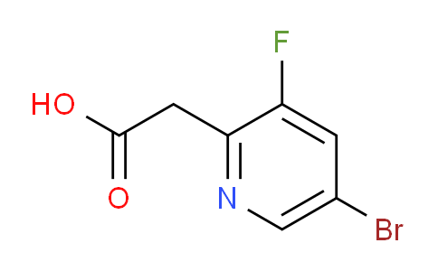 CAS No. 1211518-85-2, 2-(5-Bromo-3-fluoropyridin-2-yl)acetic acid
