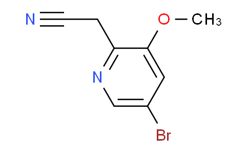CAS No. 947688-87-1, 2-(5-Bromo-3-methoxypyridin-2-yl)acetonitrile