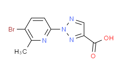 CAS No. 1708169-04-3, 2-(5-Bromo-6-methylpyridin-2-yl)-2H-1,2,3-triazole-4-carboxylic acid