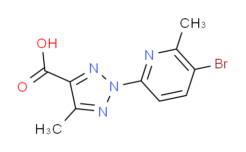 CAS No. 1708401-09-5, 2-(5-Bromo-6-methylpyridin-2-yl)-5-methyl-2H-1,2,3-triazole-4-carboxylic acid