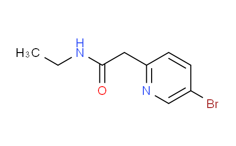 CAS No. 1706432-49-6, 2-(5-Bromopyridin-2-yl)-N-ethylacetamide