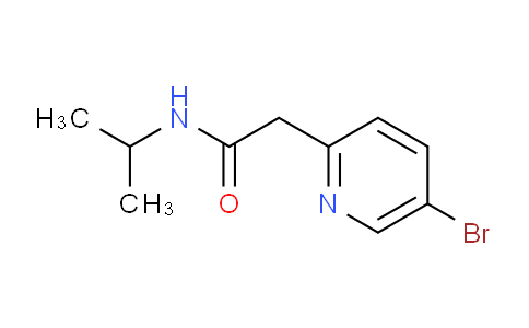 CAS No. 1706432-50-9, 2-(5-Bromopyridin-2-yl)-N-isopropylacetamide