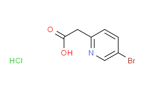 CAS No. 192642-96-9, 2-(5-Bromopyridin-2-yl)acetic acid hydrochloride