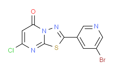 CAS No. 1567346-22-8, 2-(5-Bromopyridin-3-yl)-7-chloro-5H-[1,3,4]thiadiazolo[3,2-a]pyrimidin-5-one