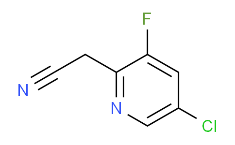 CAS No. 1227572-25-9, 2-(5-Chloro-3-fluoropyridin-2-yl)acetonitrile