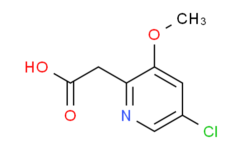 CAS No. 1261846-68-7, 2-(5-Chloro-3-methoxypyridin-2-yl)acetic acid