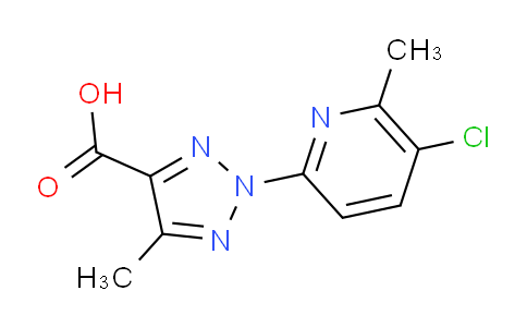 CAS No. 1774899-36-3, 2-(5-Chloro-6-methylpyridin-2-yl)-5-methyl-2H-1,2,3-triazole-4-carboxylic acid