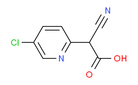 CAS No. 1823365-75-8, 2-(5-Chloropyridin-2-yl)-2-cyanoacetic acid