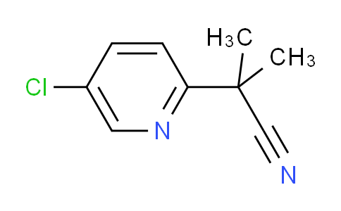 CAS No. 1095544-68-5, 2-(5-Chloropyridin-2-yl)-2-methylpropanenitrile