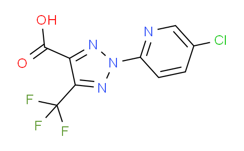 CAS No. 1708168-28-8, 2-(5-Chloropyridin-2-yl)-5-(trifluoromethyl)-2H-1,2,3-triazole-4-carboxylic acid