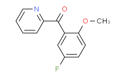 CAS No. 1261801-02-8, 2-(5-Fluoro-2-methoxybenzoyl)pyridine