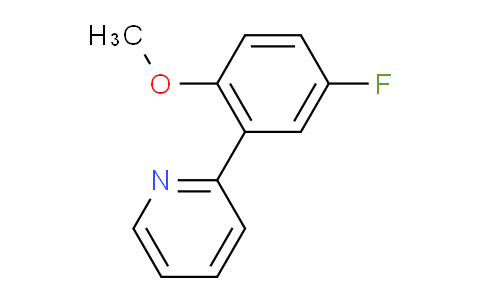CAS No. 1443314-41-7, 2-(5-Fluoro-2-methoxyphenyl)pyridine