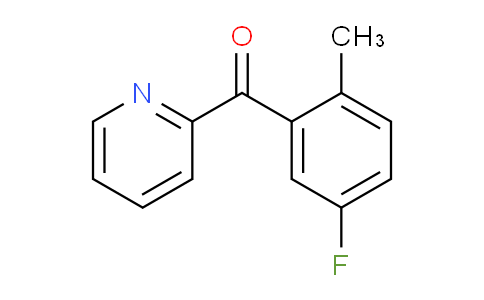 CAS No. 1261668-71-6, 2-(5-Fluoro-2-methylbenzoyl)pyridine