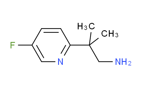 CAS No. 1402392-58-8, 2-(5-Fluoropyridin-2-yl)-2-methylpropan-1-amine