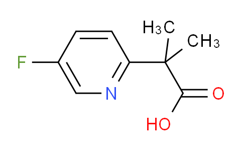CAS No. 1057395-84-2, 2-(5-Fluoropyridin-2-yl)-2-methylpropanoic acid