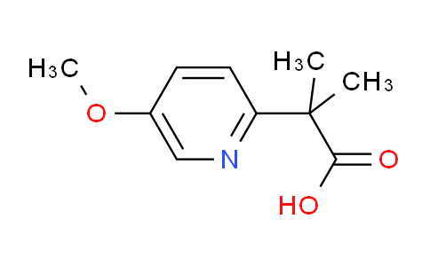 CAS No. 1439896-55-5, 2-(5-Methoxypyridin-2-yl)-2-methylpropanoic acid
