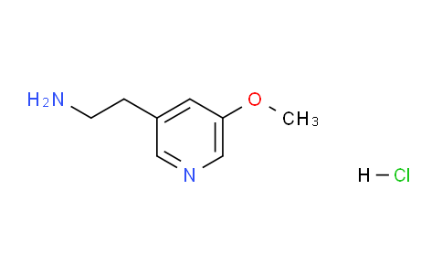 CAS No. 1956328-51-0, 2-(5-Methoxypyridin-3-yl)ethanamine hydrochloride