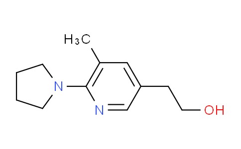 CAS No. 1355219-25-8, 2-(5-Methyl-6-(pyrrolidin-1-yl)pyridin-3-yl)ethanol