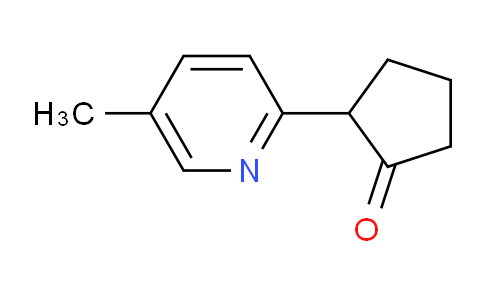 CAS No. 1391148-19-8, 2-(5-Methylpyridin-2-yl)cyclopentanone
