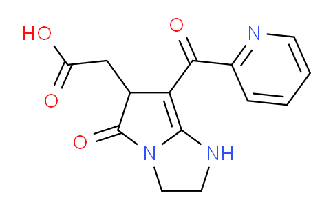 CAS No. 1269528-74-6, 2-(5-Oxo-7-picolinoyl-2,3,5,6-tetrahydro-1H-pyrrolo[1,2-a]imidazol-6-yl)acetic acid