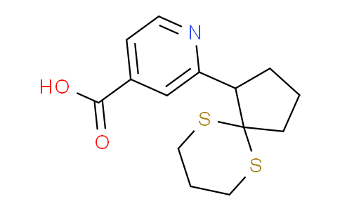 CAS No. 1706452-07-4, 2-(6,10-Dithiaspiro[4.5]decan-1-yl)isonicotinic acid