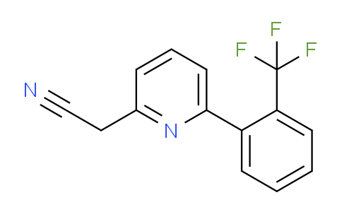 CAS No. 1261479-61-1, 2-(6-(2-(Trifluoromethyl)phenyl)pyridin-2-yl)acetonitrile